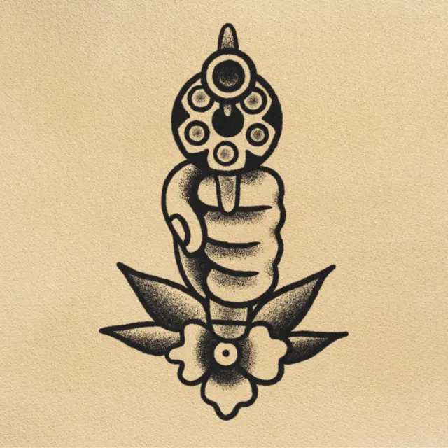 Beware tattoo flash from DJ's collection